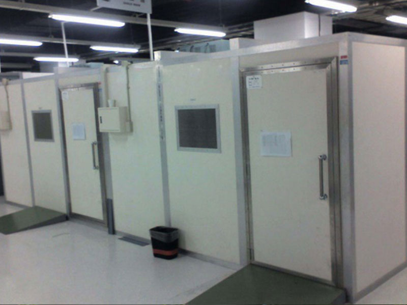 寬頻帶隔音室 室內(nèi)噪聲≥95dB(A)，室外≤60dB(A)